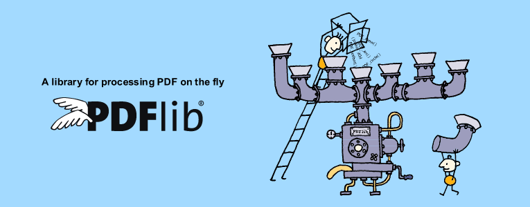 A library for processing PDF on the fly